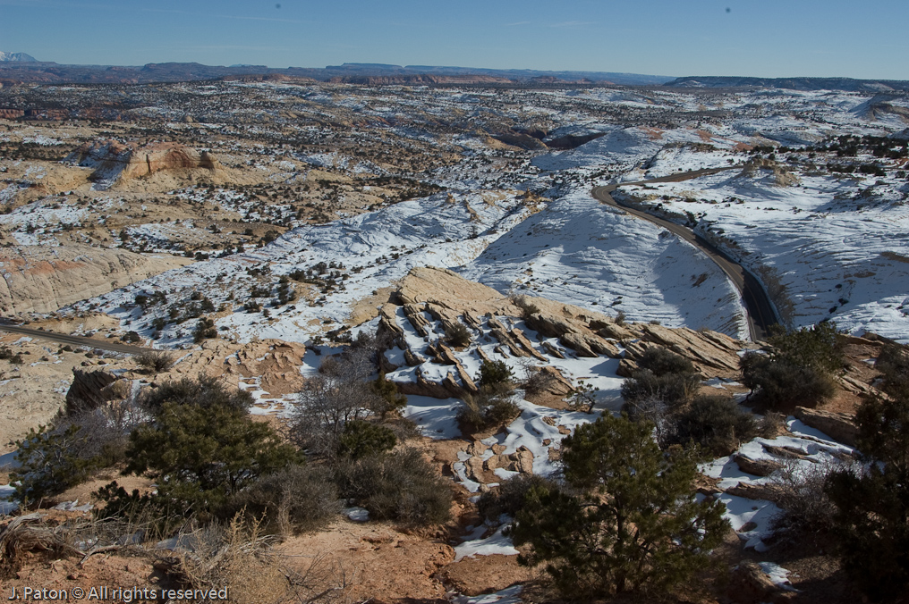 Highway 12 Near Capitol Reef and Bryce Canyon National Parks   Southern Utah