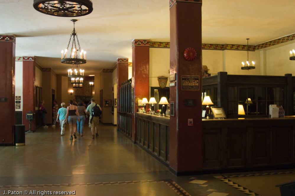 Lobby of the Awanhee   Yosemite National Park, California