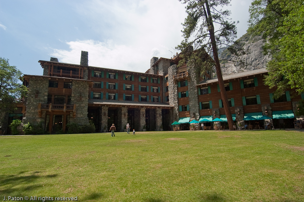 Back pf the Ahwahnee Lodge   Yosemite National Park, California