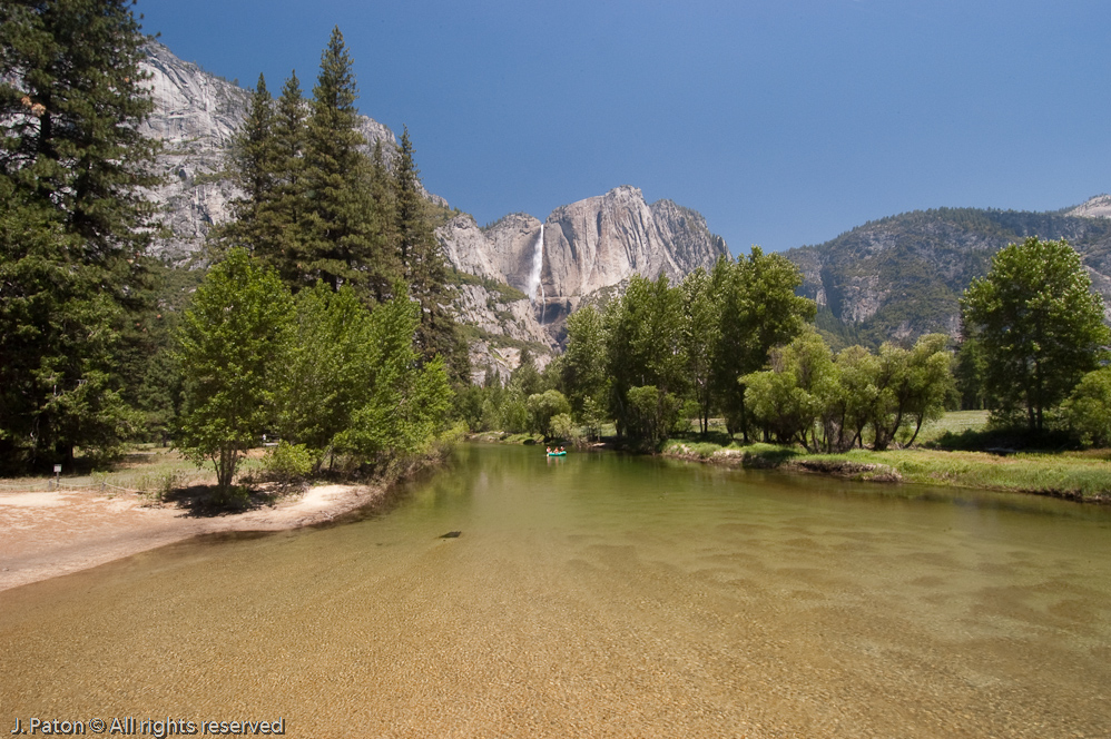 View from the Footbridge   Yosemite National Park, California