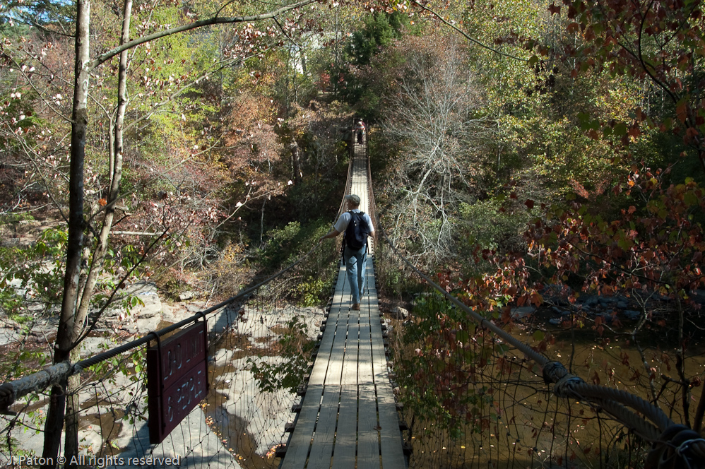 Crossing the Footbridge  