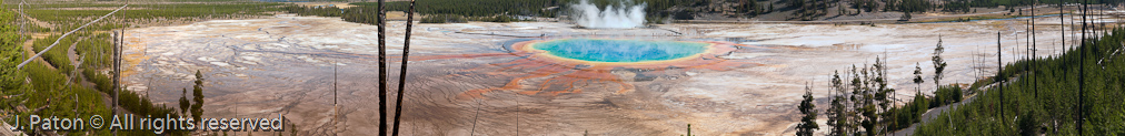 Grand Prismatic Pool - Wide View  