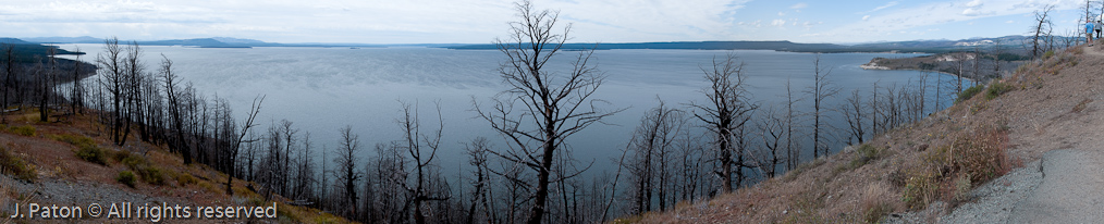 Lake Yellowstone   Lake Butte Viewpoint, Yellowstone National Park, Wyoming