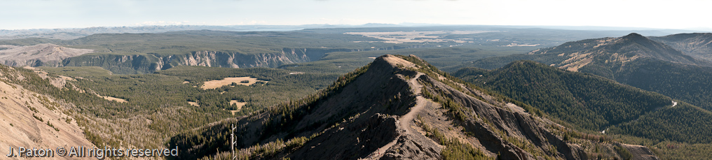 View from Mt. Washburn   Mount Washburn, Yellowstone National Park, Wyoming