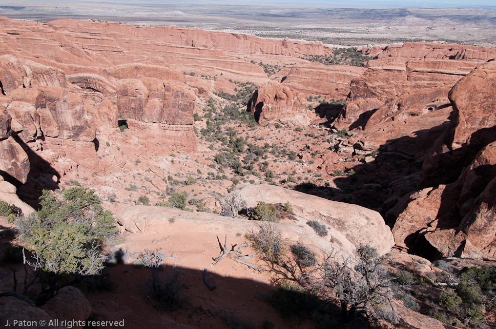 View from the Ridge   Devils Garden Trail, Arches National Park, Utah