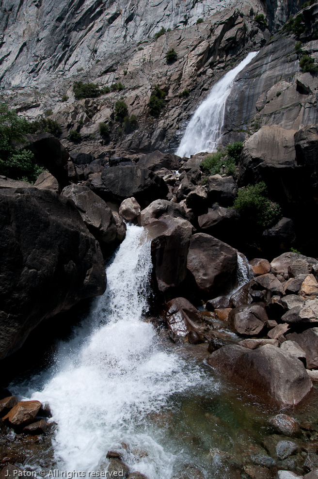part of Wapama Falls   Hetch Hetchy, Yosemite National Park, California