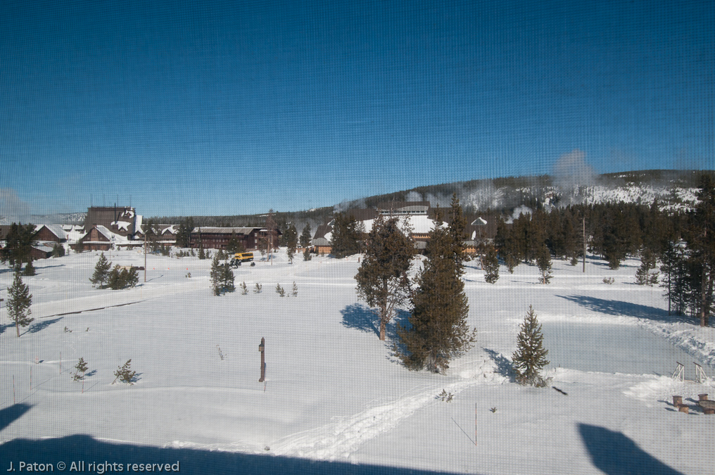 Hotel Room View   Old Faithful Area, Yellowstone National Park, Wyoming