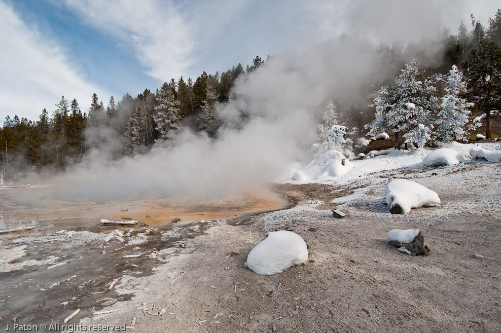 Solitary Geyser   Old Faithful Area, Yellowstone National Park, Wyoming